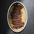 BEEF STRIPLOIN AU SMOKED BUTTER SPAGHETTI