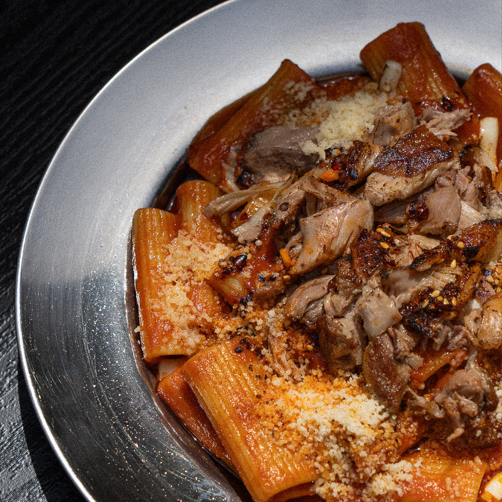 DUCK RAGU RIGATONI