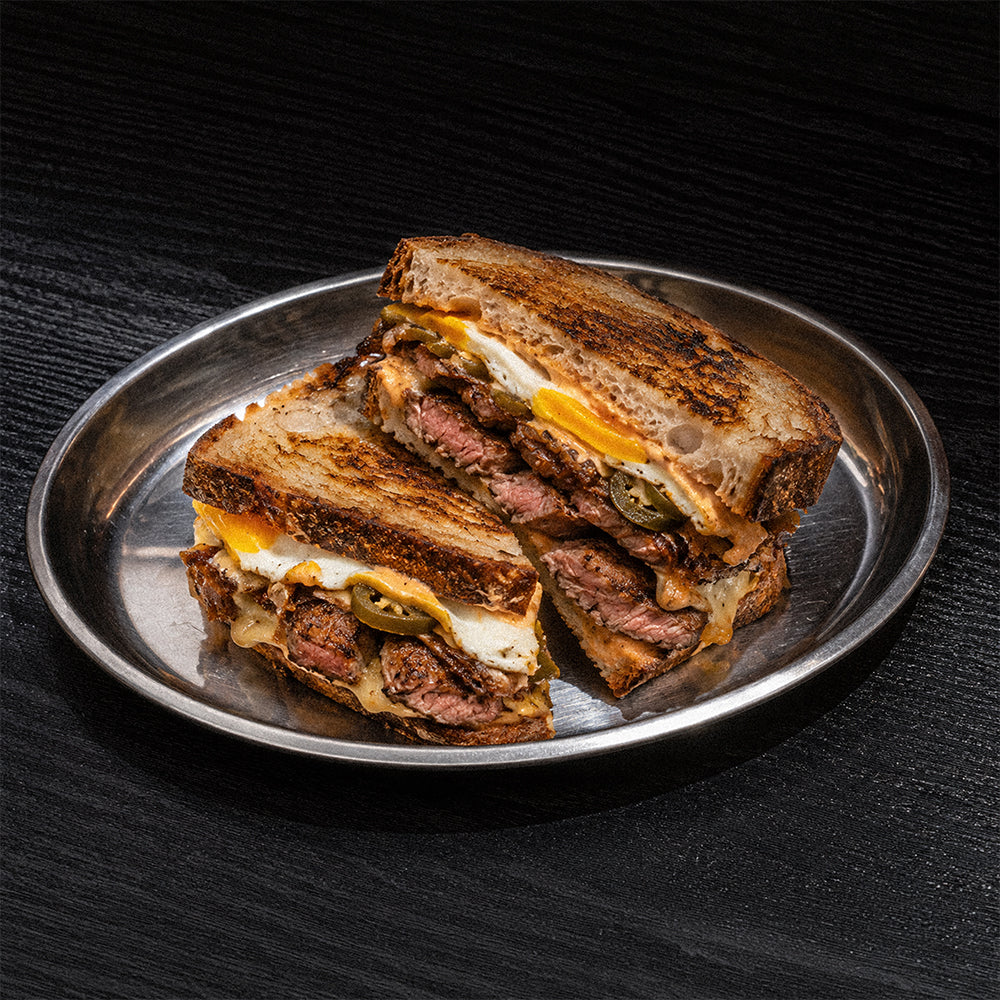 STRIPLOIN STEAK N EGGS