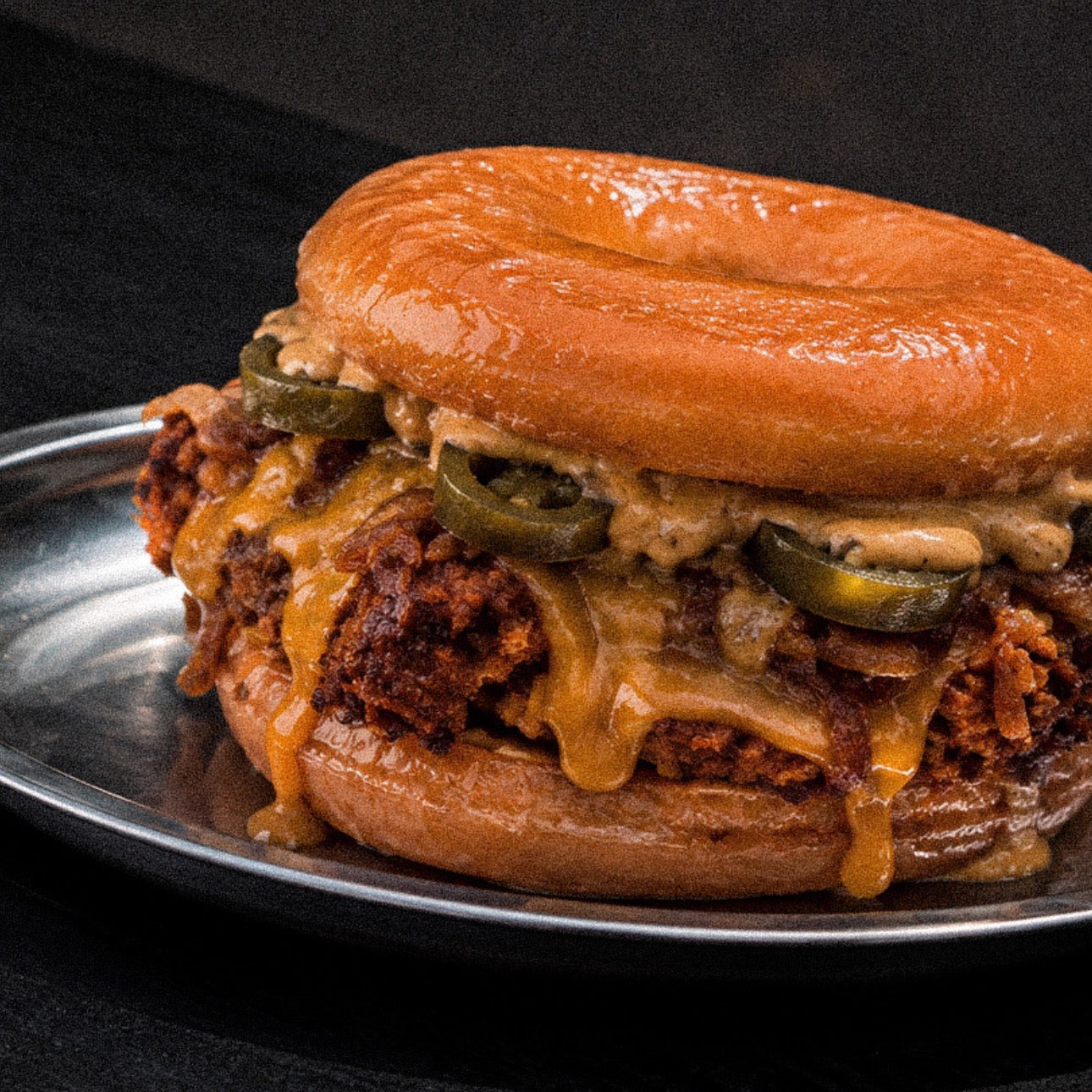 THAT DIRTY 'CLUCKER' DONUT BURGER